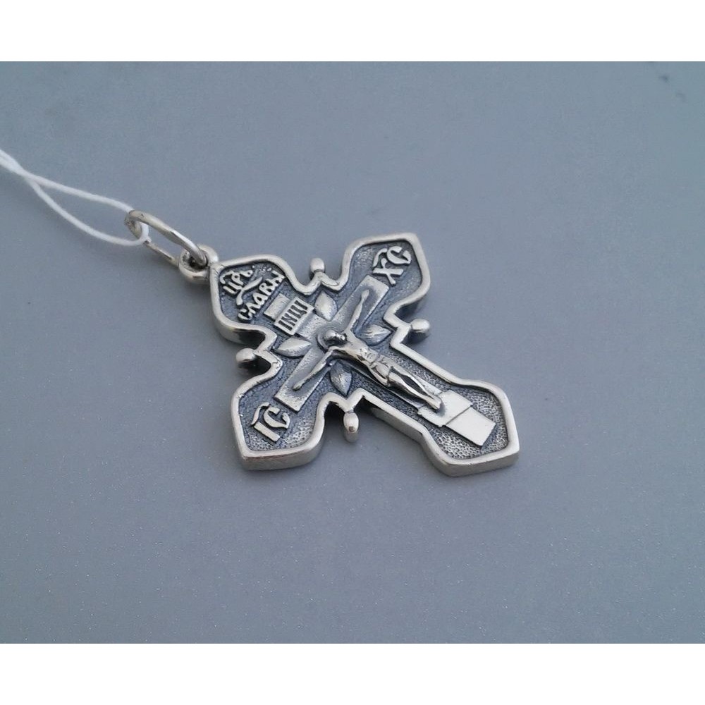 Срібний хрестик бр-3100402