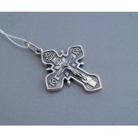 Срібний хрестик бр-3100402