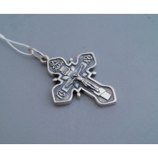 Серебряный крест бр-3100402