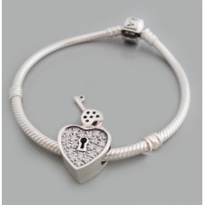 Серебряная бусина Замочек с ключиком 6 бр-3110750