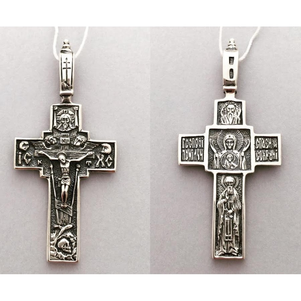 Серебряный крест 34 бр-3100110