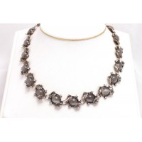 Серебряное колье Барокко бр-4150001