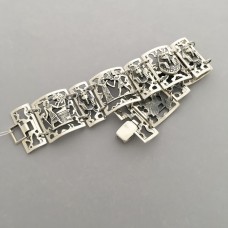 Серебряный браслет 925 пробы "Луксор" БР-5100142