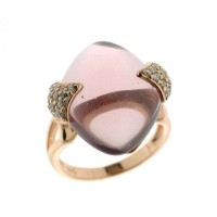 Срібна каблучка с кристаллом 555626