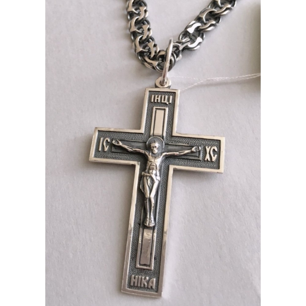 Серебряный крест стк-63