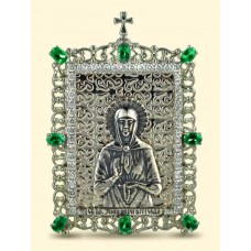 Серебряная икона "Святая Матрона Московская" АГ-2.76.0363