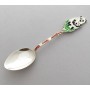Серебряная ложка Панда бр-05
