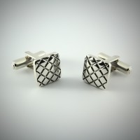 Срібний запонки ЮМ-8245