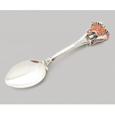 Серебряная ложка детская Тигренок, серебро 925, подарок на крестины БР-0008981
