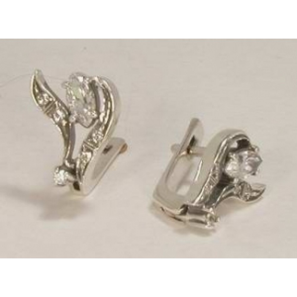 Срібні сережки Ліліана бр-1110479