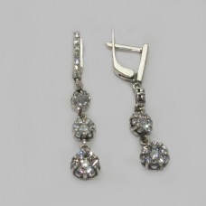 Срібні сережки бр-11139