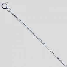 Серебряная цепь Фигаро-якорь 45см АМ-2405045