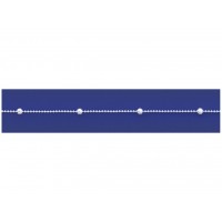 Срібний ланцюжок з кулькою 50см 25100ш