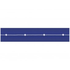 Серебряная цепочка с шариком 50см 25100ш