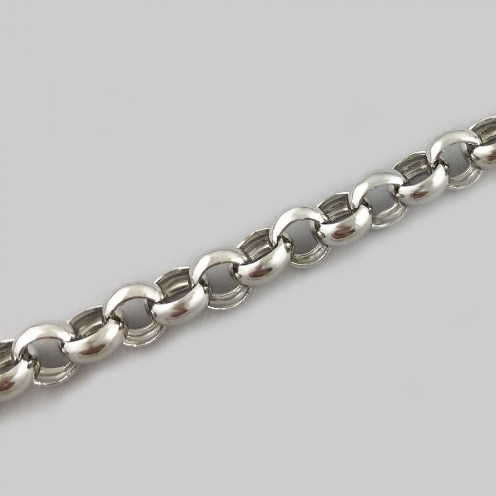 Серебряная цепочка покріта родием Ролло БР-0003341