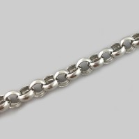 Серебряная цепочка покріта родием Ролло БР-0003341