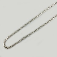 Срібний ланцюжок покритий родієм Якорь БР-0026341