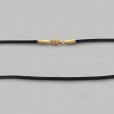 Шнурок с позолоченным замком ЛЗ-6023