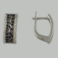Срібні сережки ЮМ-21419