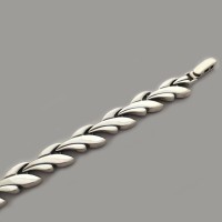 Срібний браслет без каменей Вічність  БР-0009151