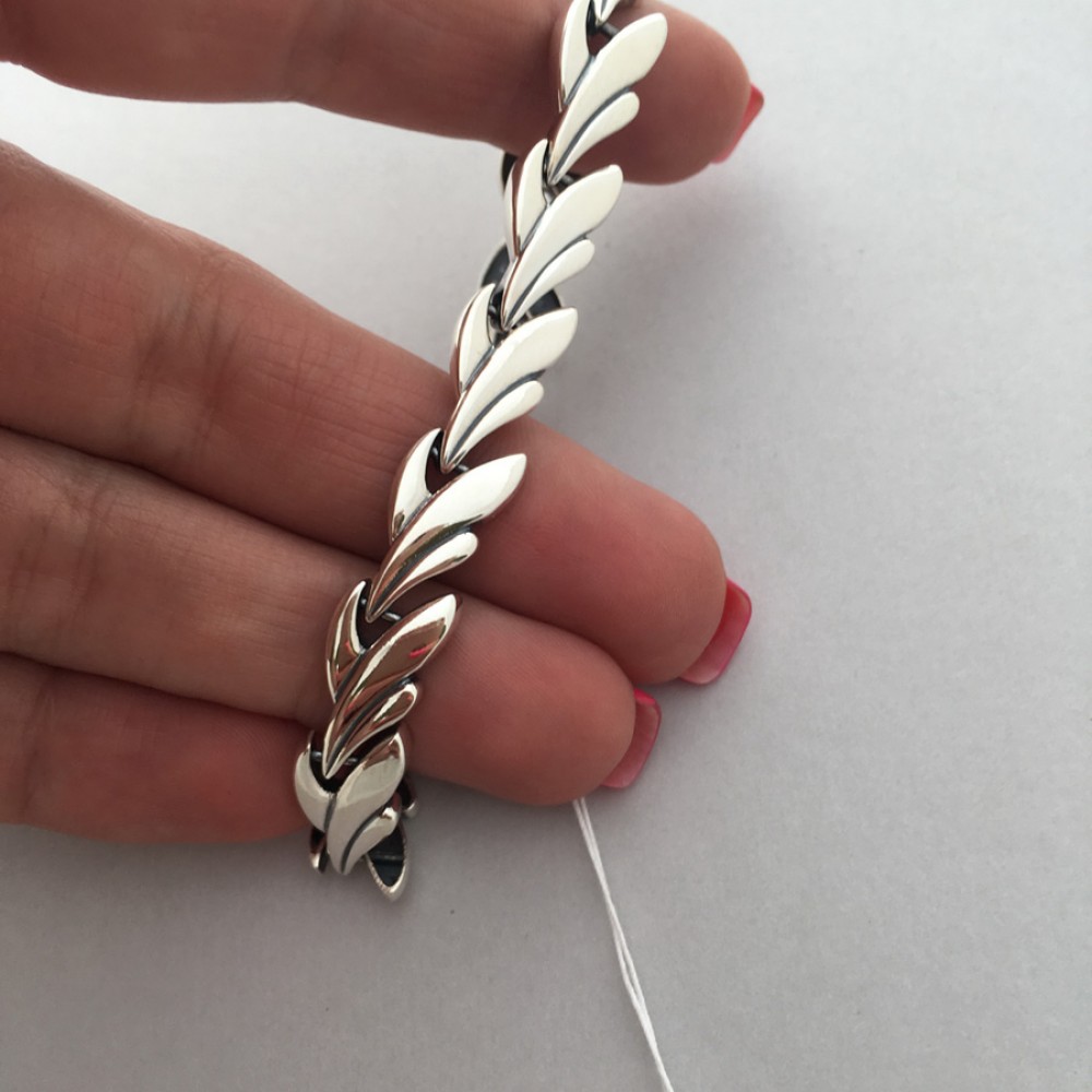 Серебряный браслет без камней Вечность Арт. БР-0009151