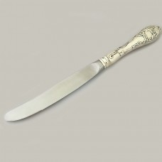 Серебряный десертный нож Идиллия  БР-8100470