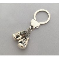 Брелок из серебра "Боксерские перчатки" БР-0072131