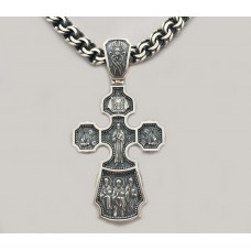 Серебряный крест большой БР-0076531
