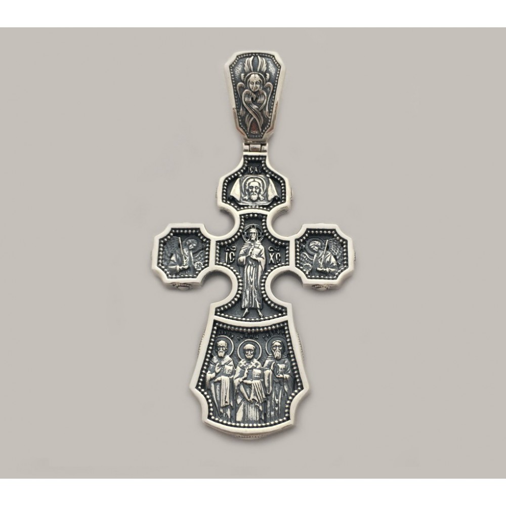 Серебряный крест большой БР-0076531