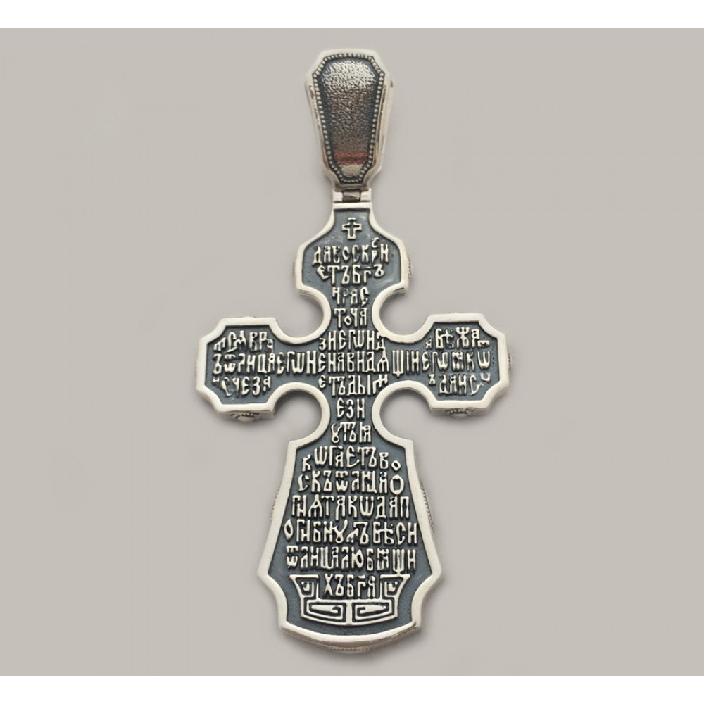 Серебряный крест большой БР-0076531