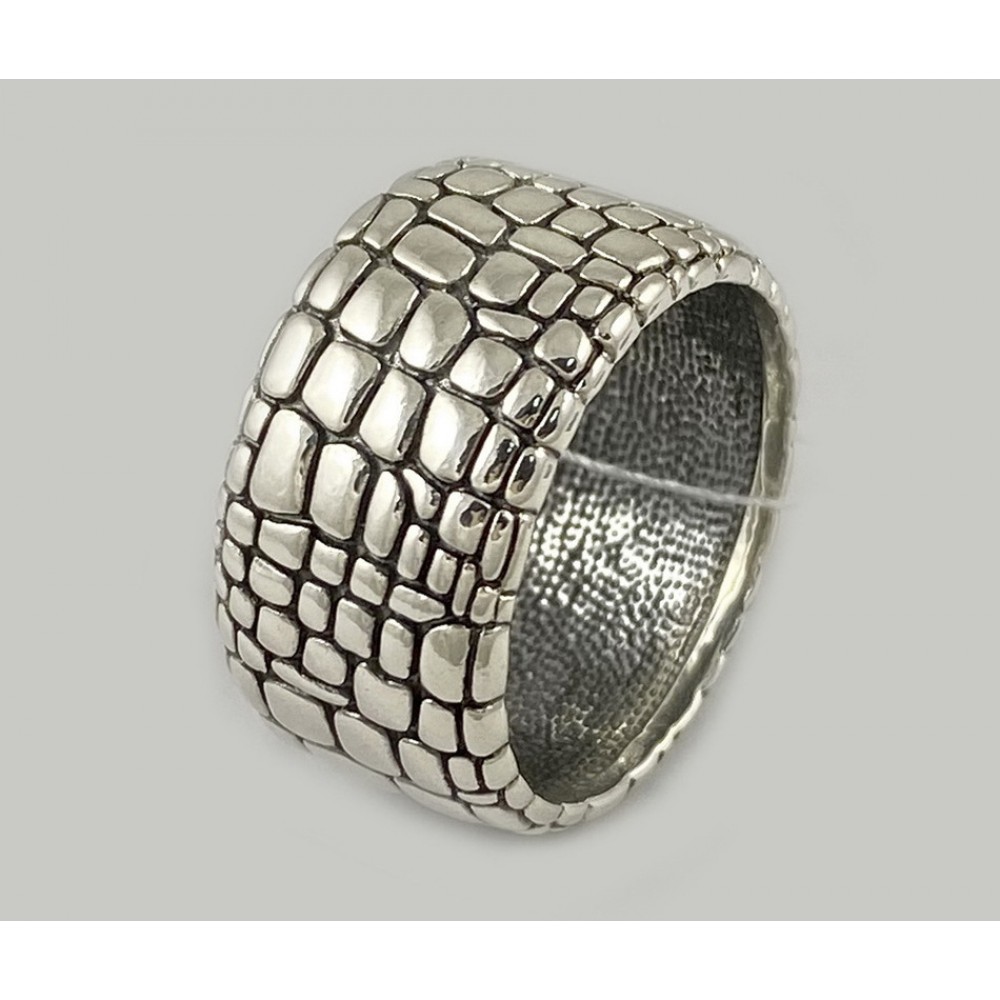 Срібна каблучка без каменів ЛЗ-1561