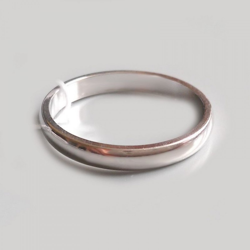 Серебряное обручальное кольцо ЮМ-10700