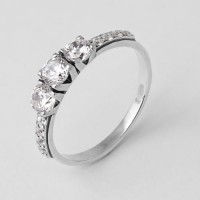 Серебряное кольцо ЮМ-1164