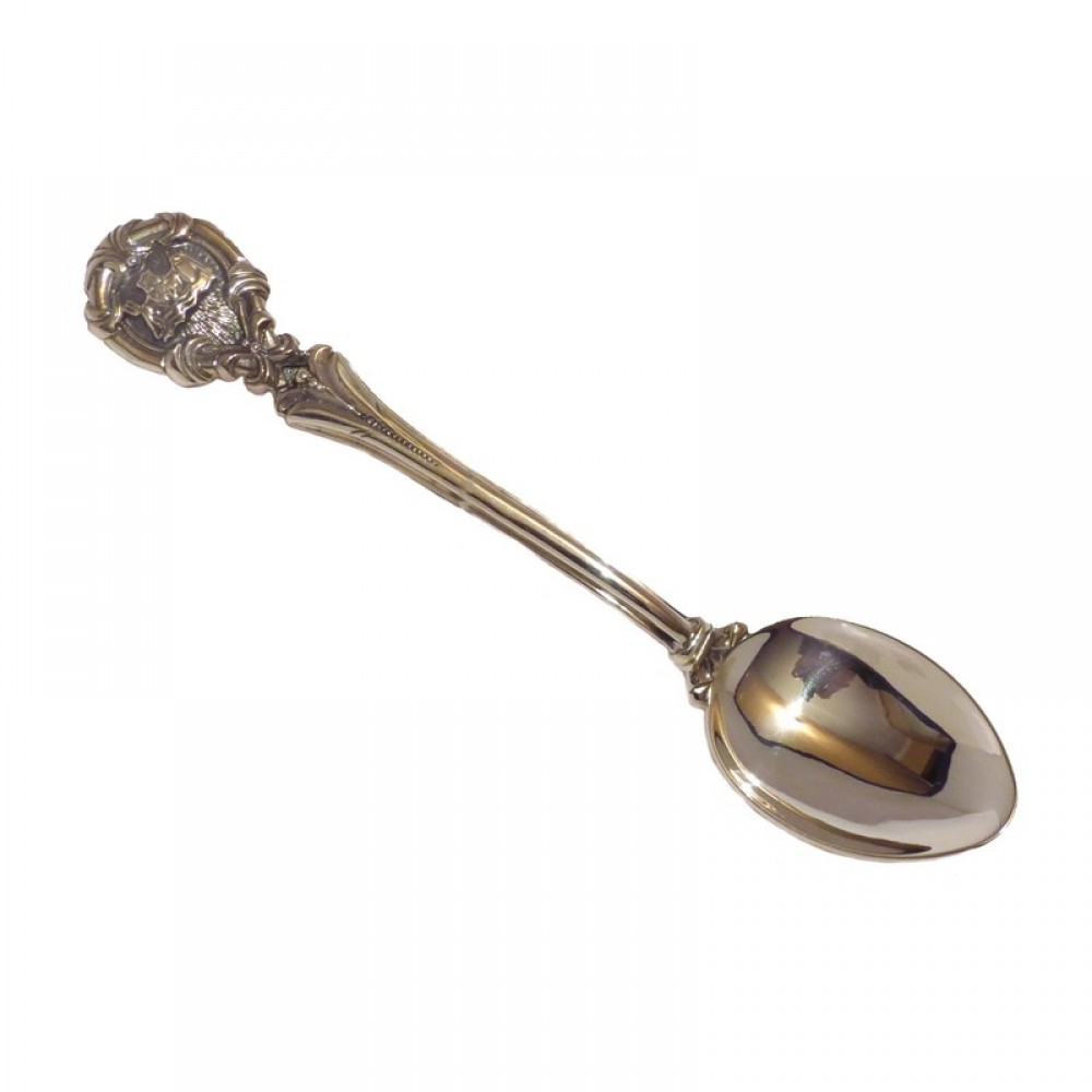Серебряная ложка Водолей бр-412
