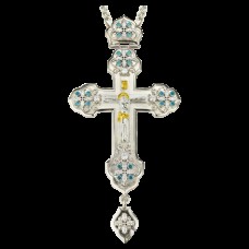 Крест наперсный латунный с цепью 2.10.0104Л1Л