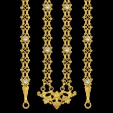 Цепь для священнослужителей латунная в позолоте аг-2.7.0252ЛП