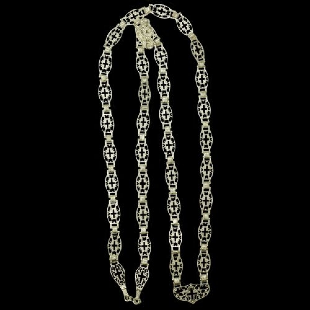 Цепь латунная в серебрении аг-2.7.0272Л