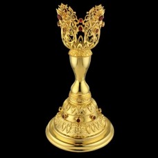 Лампада настольная латунная в позолоте аг-2.7.0341ЛП