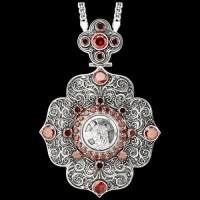 Панагия серебряная аг-2.7.06011