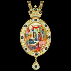 Панагия латунная в позолоте аг-2.7.0650ЛП-241ЛП