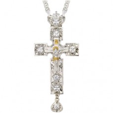 Крест латунный со вставками 2.10.0142Л1Л