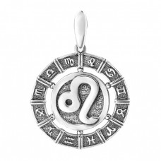 Серебряный подвес Лев ЮМ-3089-5