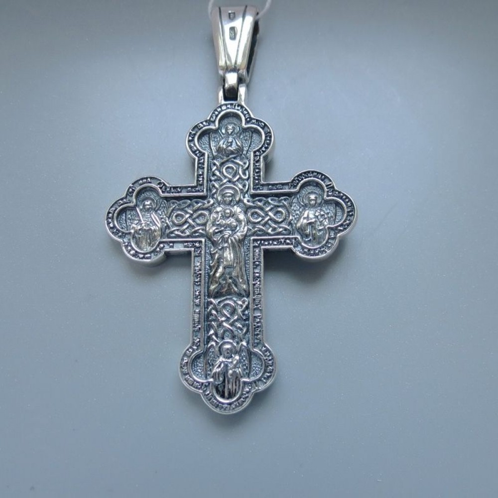 Срібний хрестик бр-00400