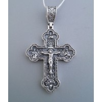 Серебряный крест бр-3100420