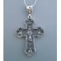 Срібний хрестик бр-3100420