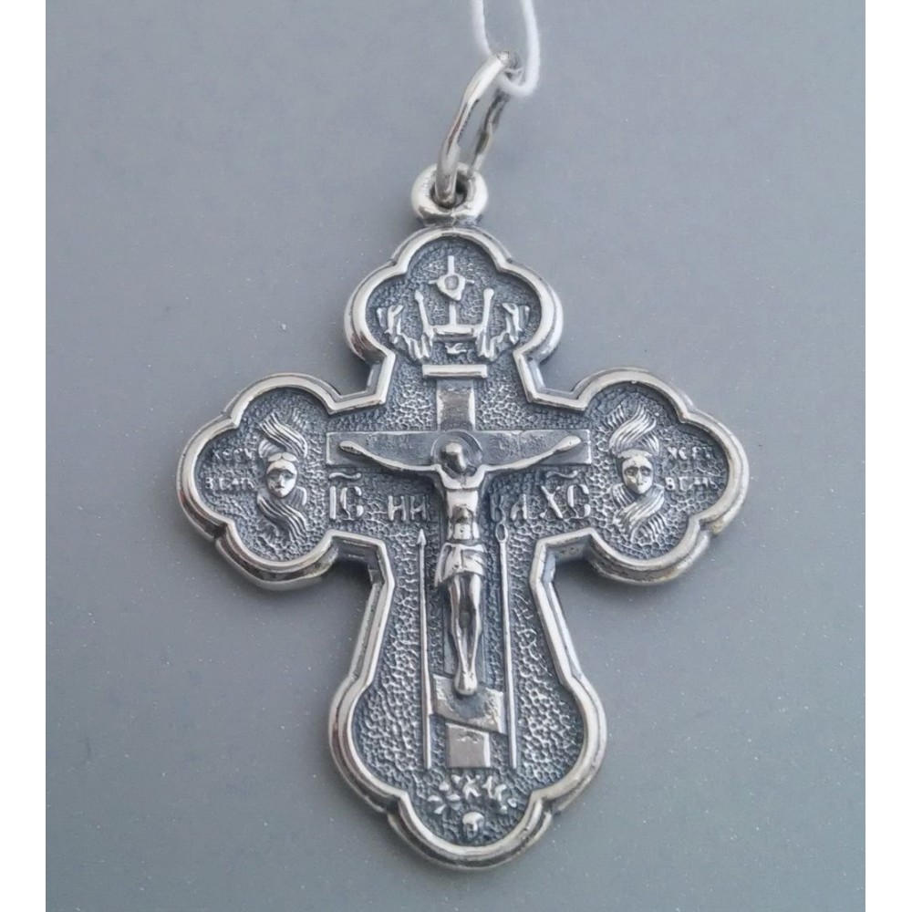 Срібний хрестик бр-3100422