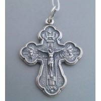 Серебряный крест бр-3100422