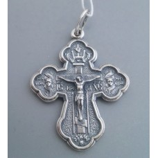 Серебряный крест бр-3100422