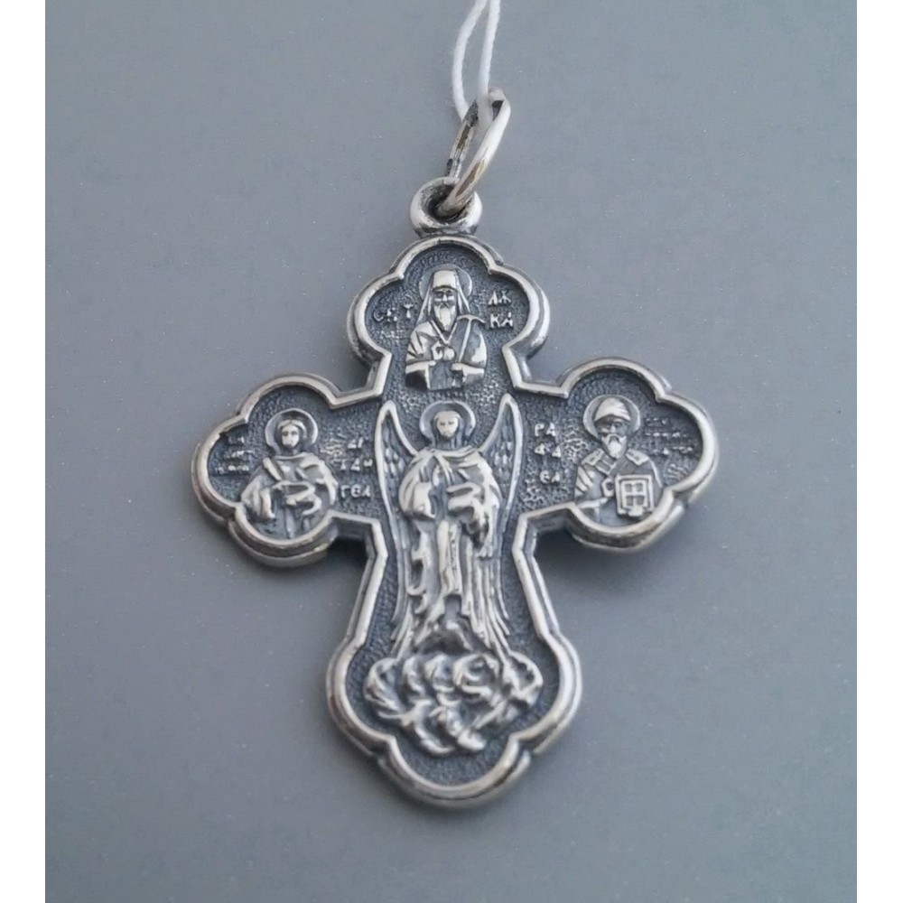 Срібний хрестик бр-3100422