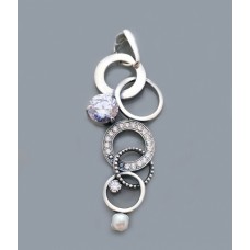 Серебряная подвеска Ливерпуль бр-3110339